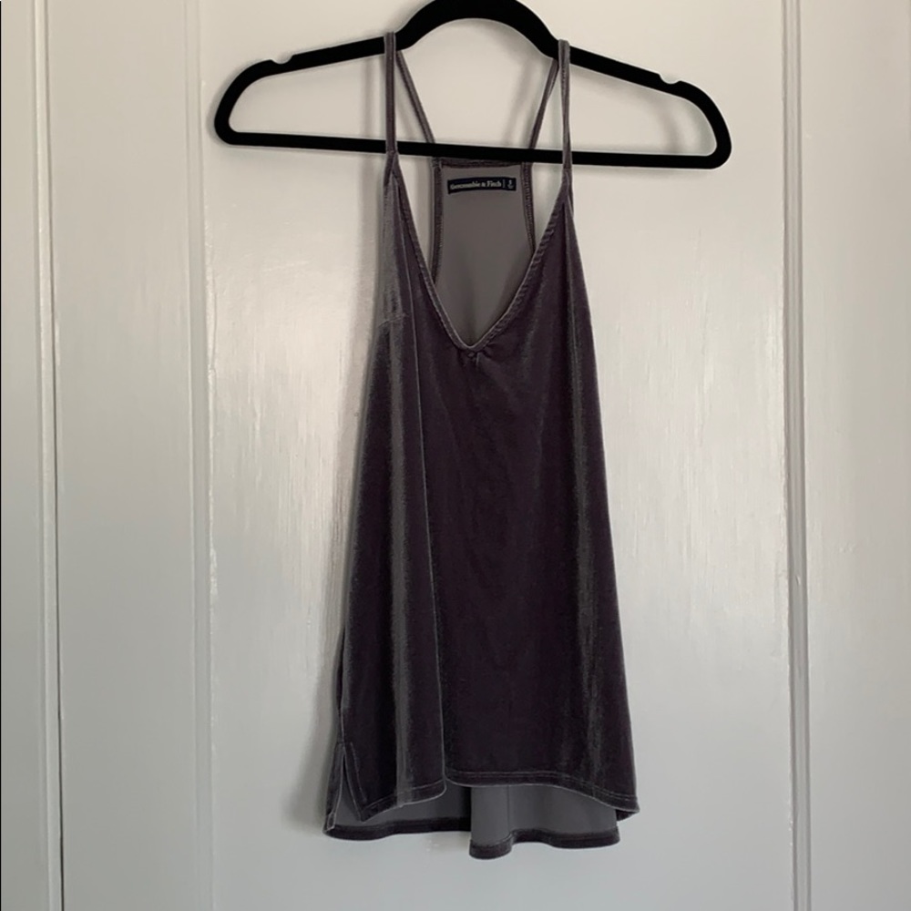 Velvet tank-top